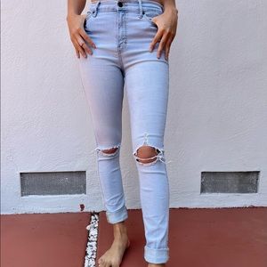 A&F Skinny High Rise Jeans